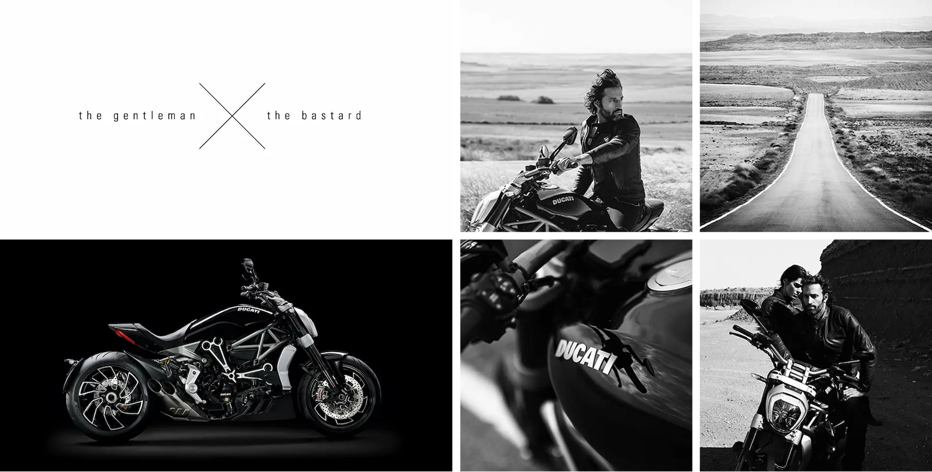 Ducati XDiavel — the gentleman X the bastard collage