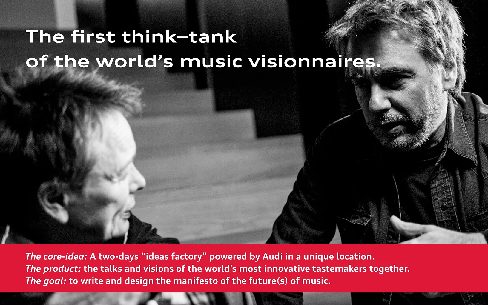 The first think-tank of the world's music visionnaires