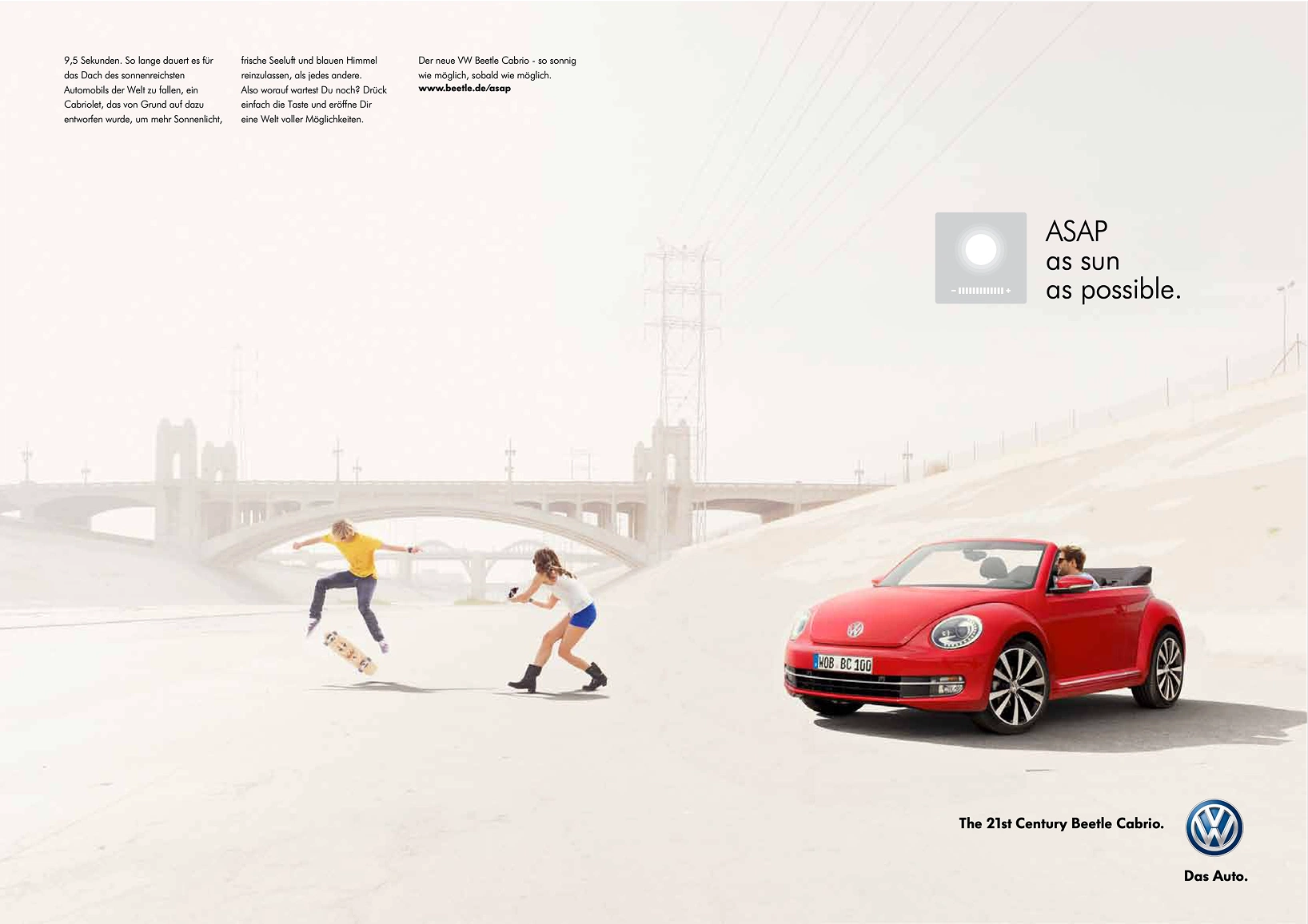 VW Beetle Cabrio — ASAP as sun as possible